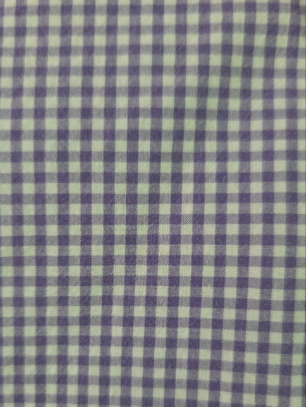 J. Crew Purple and White Gingham Button-Down Shirt, M/Slim